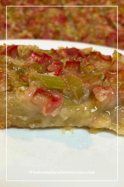 Easy Rhubarb Delight Bars Recipe Easy Rhubarb Delight Bars Recipe