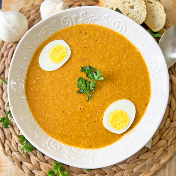 Creamy Spanish Garlic Soup Easy No Dairy 30 Minute Recipe Creamy Spanish Garlic Soup | Easy No Dairy 30 Minute Recipe