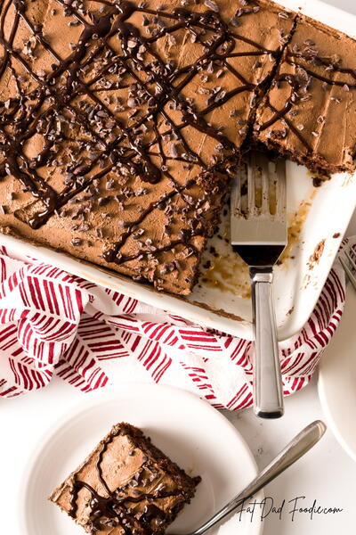 Death By Chocolate Poke Cake