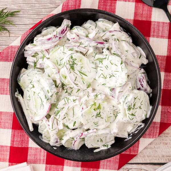 Creamy Cucumber Salad