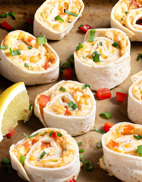 Creamy Crab Pinwheels Recipe with Step-by-step Photos Creamy Crab Pinwheels Recipe (with Step-by-step Photos)