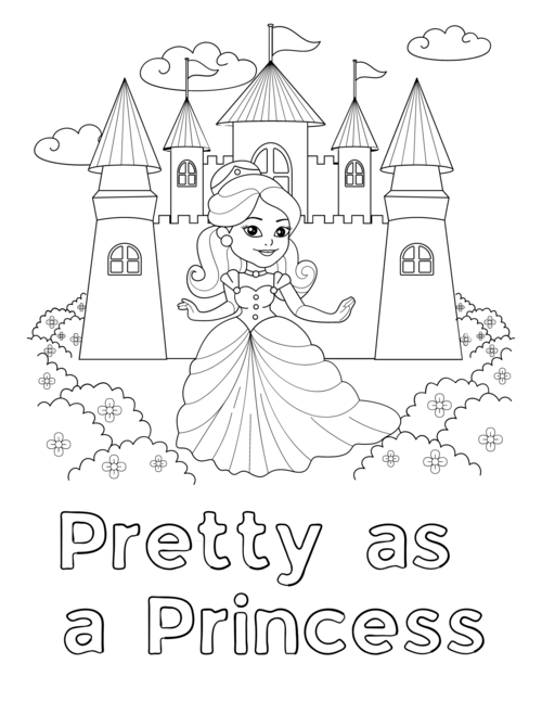 Free Princess Coloring Pages Free Princess Coloring Pages