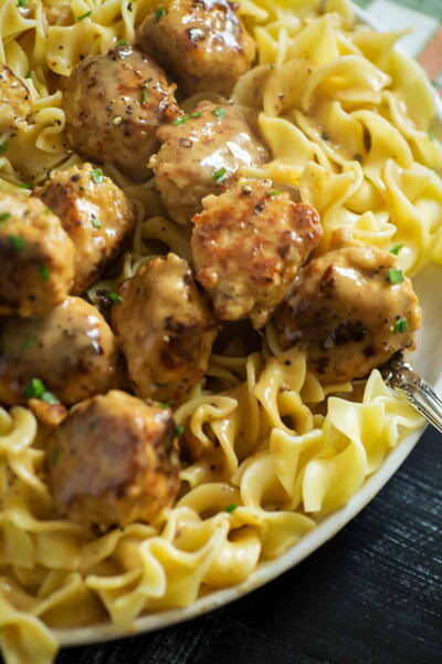 Chicken Marsala Meatballs Chicken Marsala Meatballs