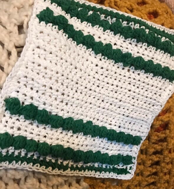 Bobble Stitch Dishcloth Bobble Stitch Dishcloth