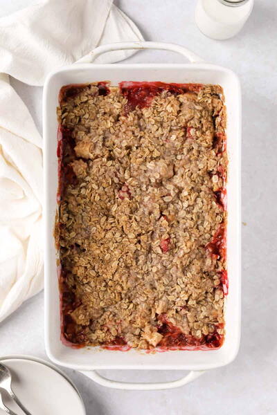 Easy Strawberry Apple Crisp Easy Strawberry Apple Crisp