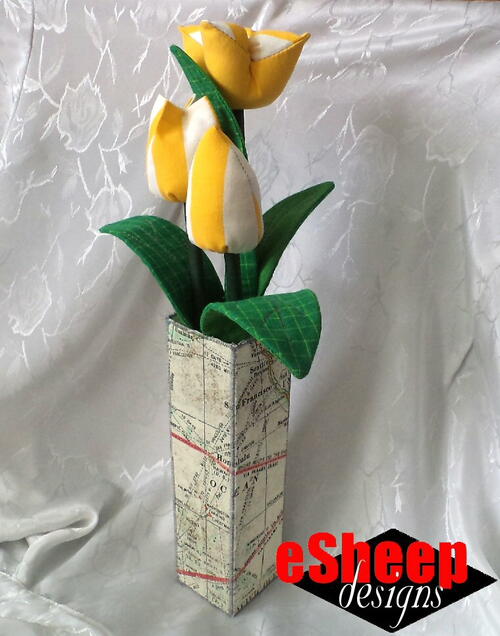 Fabric Bud Vase Fabric Bud Vase