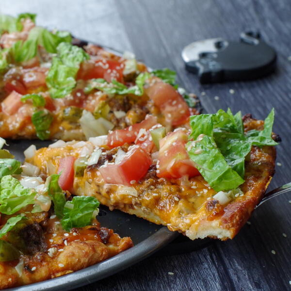 Healthy Big Mac Pizza Healthy Big Mac Pizza