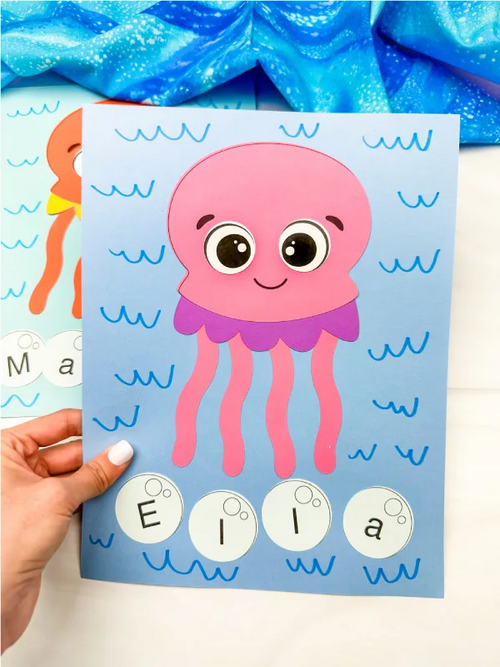 Jellyfish Name Craft Jellyfish Name Craft
