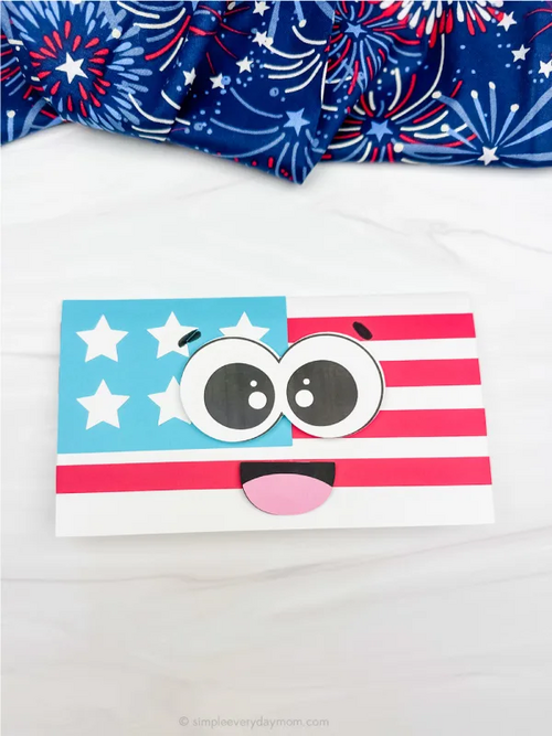 Flag Card Craft Flag Card Craft
