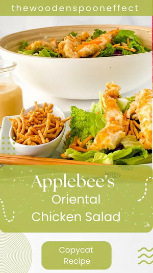 Applebees Oriental Chicken Salad Applebee’s Oriental Chicken Salad