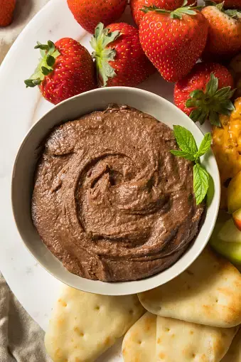 Dark Chocolate Hummus Dark Chocolate Hummus