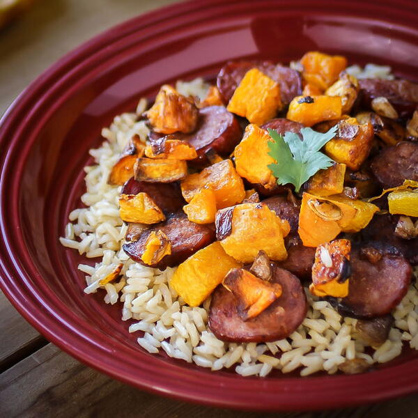 Easy Sheet Pan Butternut Squash And Sausage Easy Sheet Pan Butternut Squash And Sausage