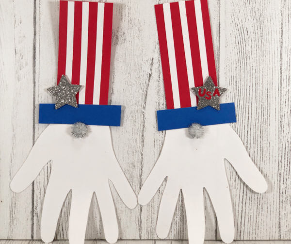 Uncle Sam Handprint Craft Uncle Sam Handprint Craft