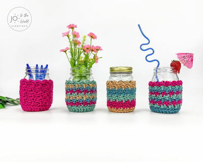 Crochet Jar Cover Pattern