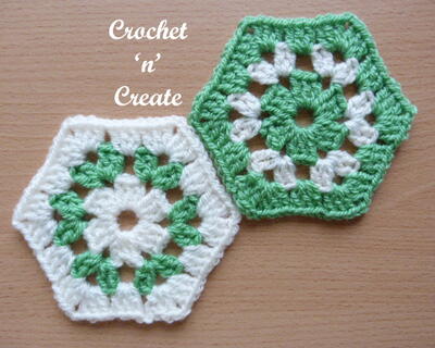 Granny Hexagon Blanket Motif