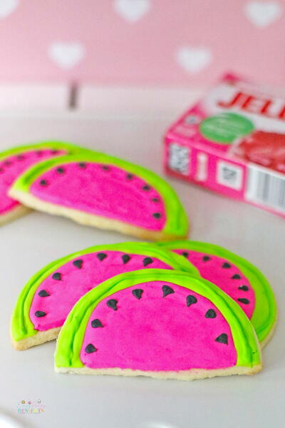 Watermelon Cookies Watermelon Cookies