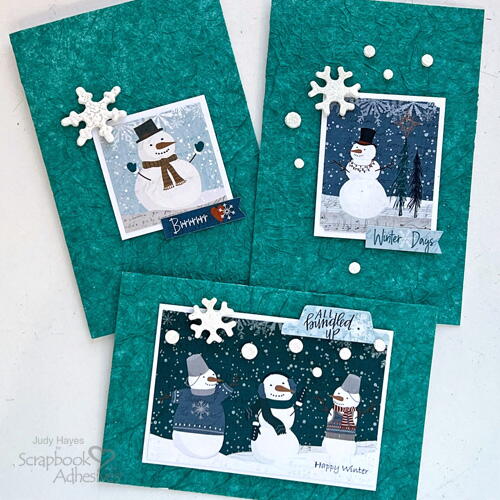 Winter Snowman Note Cards Winter Snowman Note Cards