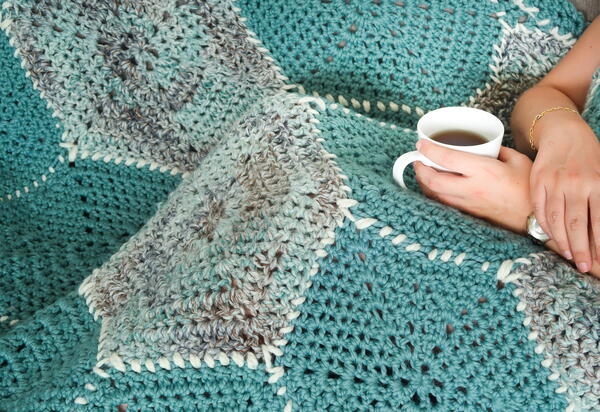 Hexagon Flower Blanket Hexagon Flower Blanket