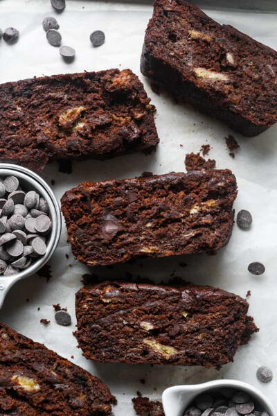 Chocolate Banana Bread Chocolate Banana Bread