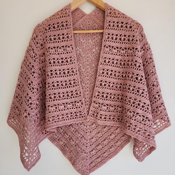 In Bloom Ruana-shawl In Bloom Ruana-shawl