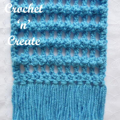 Filet And Bobble Scarf Filet And Bobble Scarf