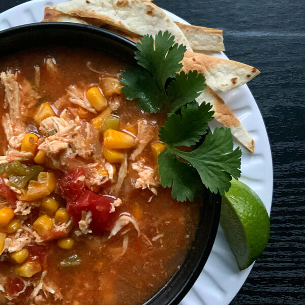Slow Cooker Chicken Tortilla Soup Slow Cooker Chicken Tortilla Soup