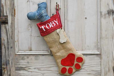 Personalized Dog Christmas Stocking