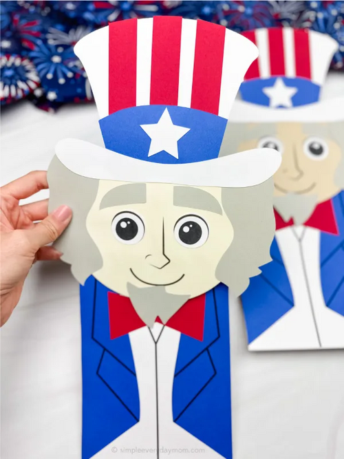 Uncle Sam Puppet Craft Uncle Sam Puppet Craft
