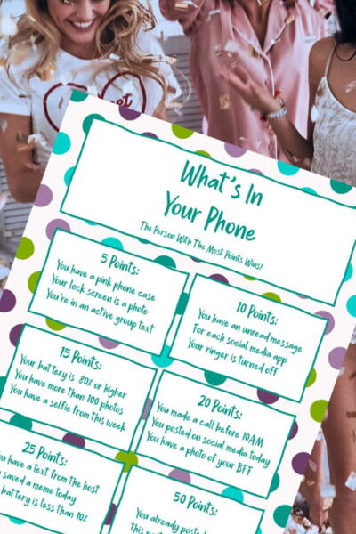 Whats In Your Phone Game What’s In Your Phone Game