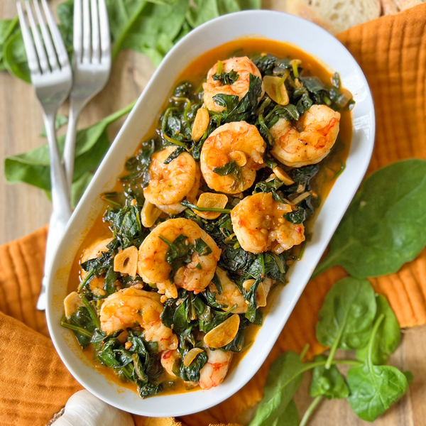 Spanish Spinach Shrimp Spanish Spinach & Shrimp