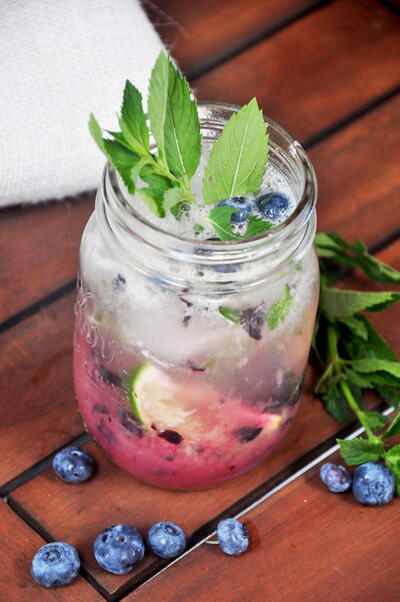 Honey Blueberry Mojito Honey Blueberry Mojito