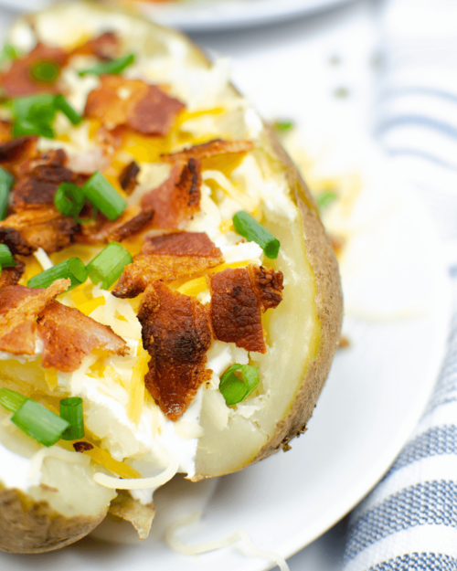 Loaded Instant Pot Steam Potatoes
