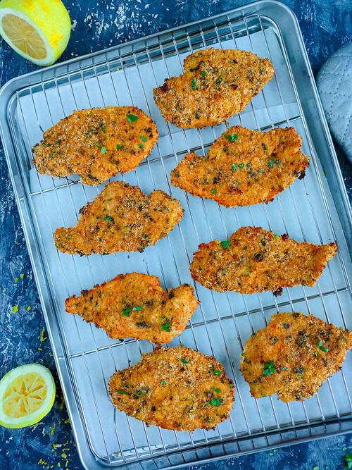 Crispy Baked Panko Crusted Chicken Crispy Baked Panko Crusted Chicken