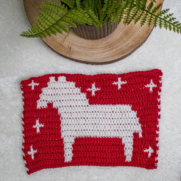 Mosaic Dala Horse Mosaic Dala Horse