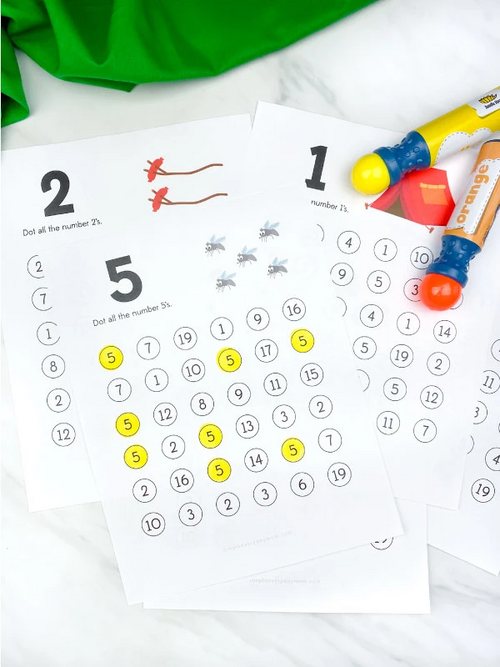 Camping Do A Dot Printables Camping Do A Dot Printables