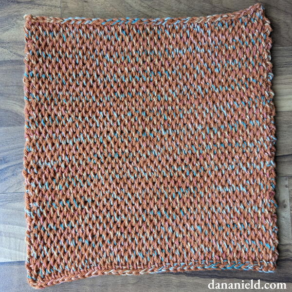Tunisian Full Stitch Dishcloth Tunisian Full Stitch Dishcloth
