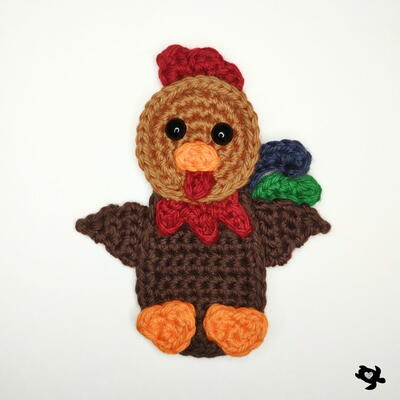 Rooster Applique