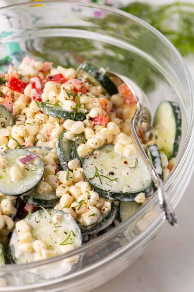 Corn And Cucumber Salad Corn And Cucumber Salad