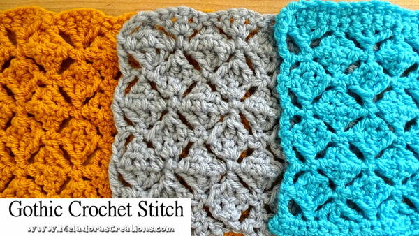 Gothic Crochet Stitch Pattern Gothic Crochet Stitch Pattern