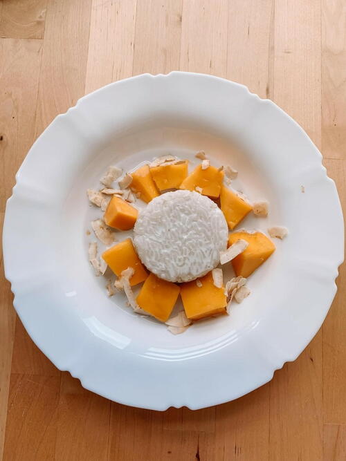 The Delicious Thai Mango Sticky Rice Dessert The Delicious Thai Mango Sticky Rice Dessert