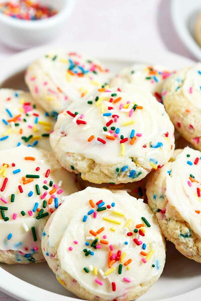 Easy Funfetti Cake Mix Cookies With Cream Cheese Easy Funfetti Cake Mix Cookies With Cream Cheese