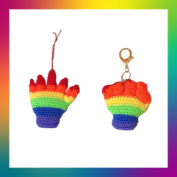 Rainbow Power Ornamentkeychain Rainbow Power Ornament/keychain