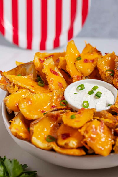Tgif Potato Skins With Bacon Cheddar Tgif Potato Skins With Bacon & Cheddar