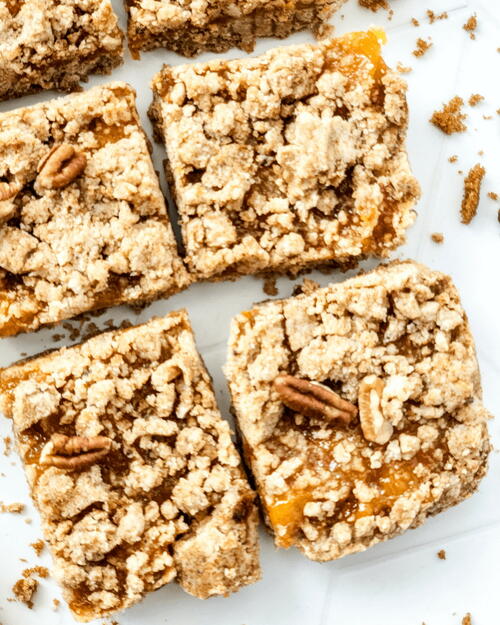 Brown Butter Peach Bars Brown Butter Peach Bars