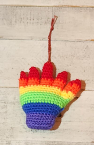 Rainbow Power Ornament