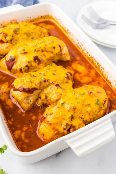 Easy Baked Salsa Chicken Breast Easy Baked Salsa Chicken Breast