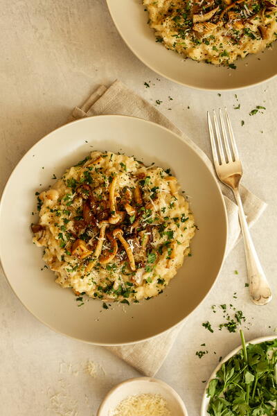 Risotto Ai Funghi mushroom Garlic And Parmesan Risotto Risotto Ai Funghi (mushroom, Garlic And Parmesan Risotto)