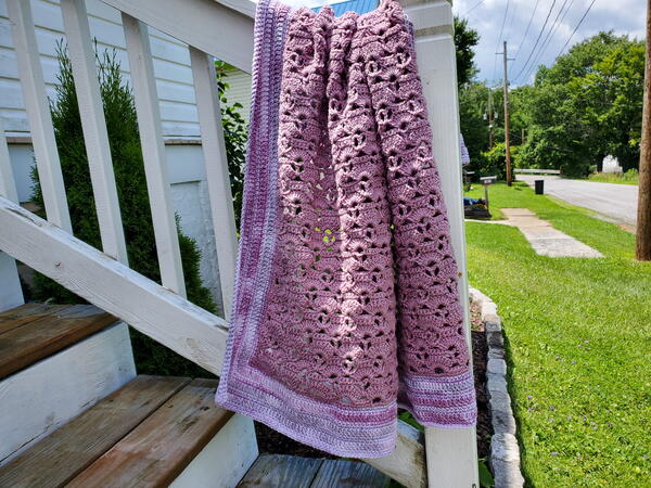 French Lilacs Baby Blanket French Lilacs Baby Blanket