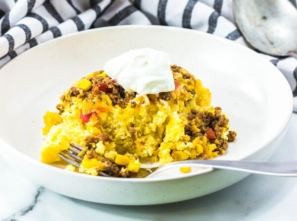 Easy Cheesy Cornbread Taco Casserole Recipe Easy Cheesy Cornbread Taco Casserole Recipe