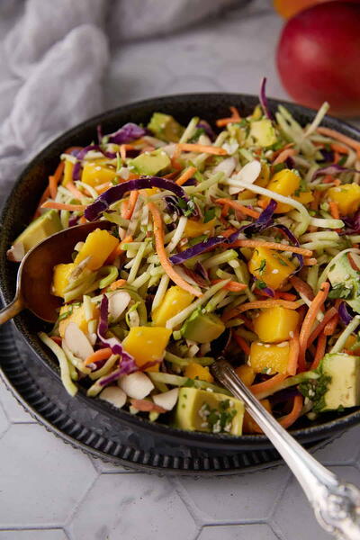 Broccoli Slaw With Mango Broccoli Slaw With Mango